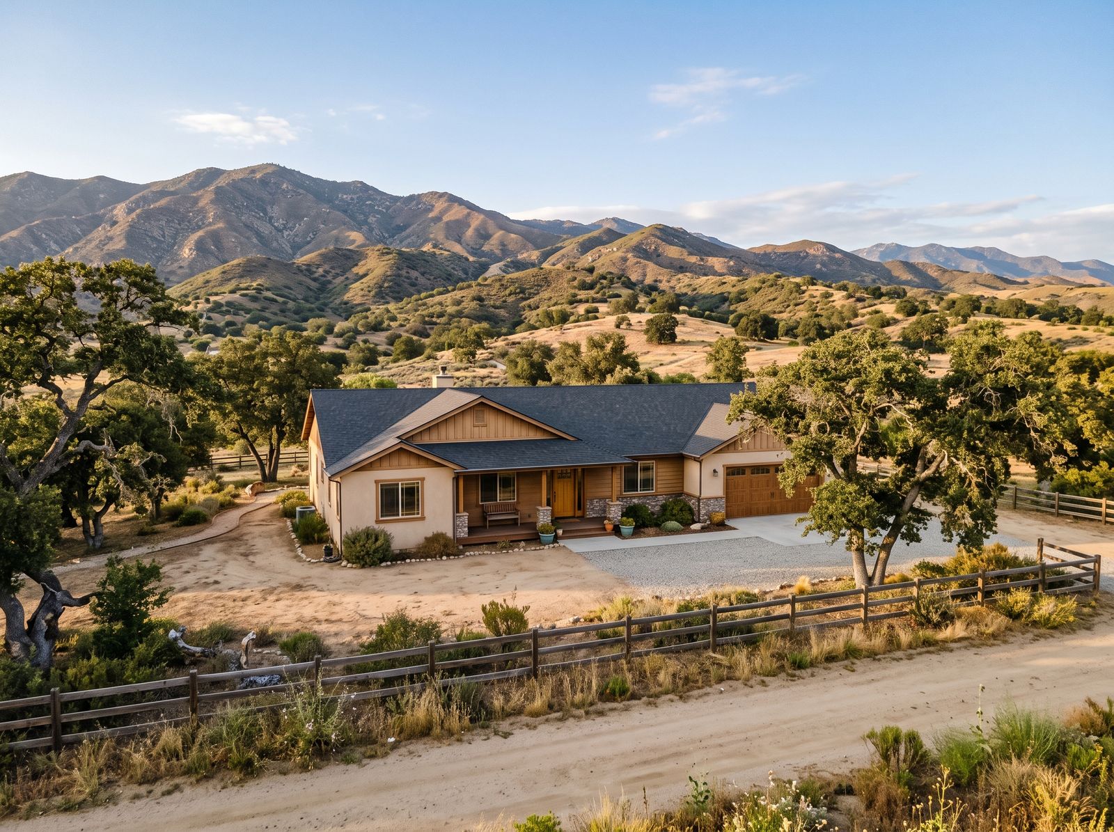 Ranch-style home in the Yucaipa foothills
