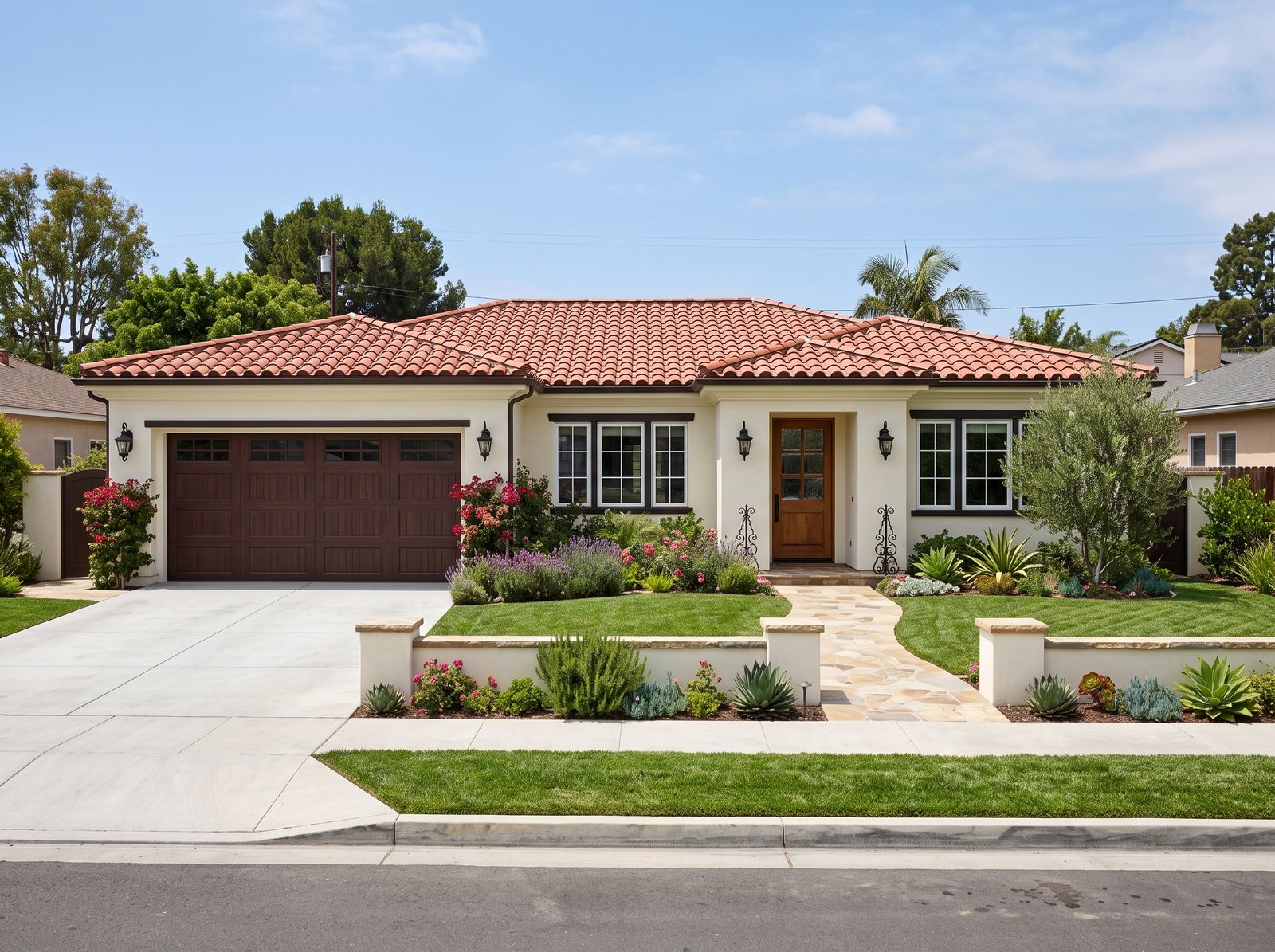 Sample listing: single-story home with a tile roof